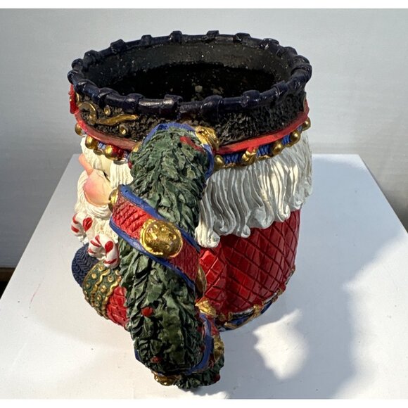 Danson Decor Santa Mug Kris Kringle Nutcracker Colourful 3D Large Decorative 4" - Picture 3 of 8